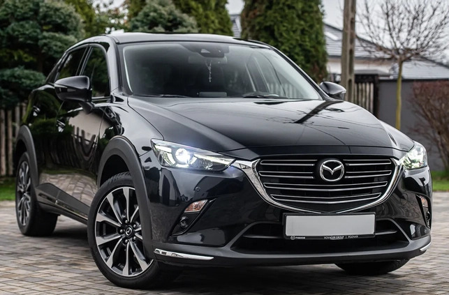 Mazda CX-3 cena 76900 przebieg: 83800, rok produkcji 2018 z Człuchów małe 497